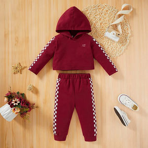 Chándal hecho a medida para niños con logotipo, chándal para correr con capucha para invierno, el mejor precio de venta para bebés y niños - Product Image 5