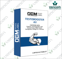 Premium kalite ve etkili TestoBooster Tablet/kapsül 02 USFDA onaylı nutracewhite beyaz etiketleme