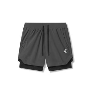 Short de sport pour homme Short d'entraînement double couche à séchage rapide - Product Image 6