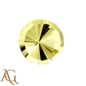 ควอตซ์เลมอนธรรมชาติ รูปทรงเว้า แกะสลักด้วยเลเซอร์ แบบอินทากลิโอ หินพลอยหลวม ผู้ผลิต ราคาขายส่ง สำหรับทำเครื่องประดับ - Product Image 1