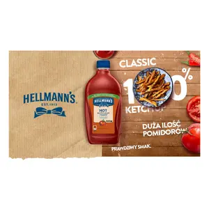 Calor Intenso Sabor Bold Ketchup Hot HELLMANN'S 825g