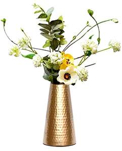 Vases à fleurs décoratifs fantaisie de créateur en noir doré Style de qualité exclusif pour les occasions de mariage Fourniture indienne - Product Image 5