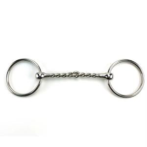 Bocado para Caballo de Acero Inoxidable al Mejor Precio / Bocado para Caballo de Doble Articulación de Color Sólido Nuevo y Personalizado en Venta - Product Image 1