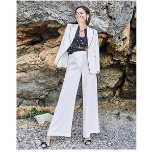 Pantalones Formales de Oficina para Mujer, Estilo Casual, con Decoración de Botones - Product Image 6