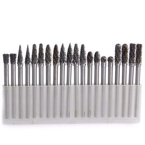 Ensemble de 20 limes en carbure de tungstène de qualité industrielle, tige de 1/8, double coupe, limes rotatives en carbure de tungstène pour usage DIY, garantie de 3 ans - Product Image 3