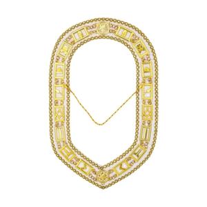Collares de Cadena Masónicos Chapados en Oro de Alta Calidad a Precio de Fábrica al por Mayor con Estilo Piramidal, Insignia Masónica - Product Image 1