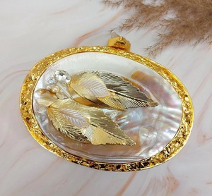 BOLSO ÚNICO Puntos Dorados y Madre Perla Corazones Acentos Metal Noche Embrague Monedero W/Correa Al Precio Más Barato - Product Image 5