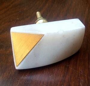 Boutons de porte et poignées de placard ronds en marbre vintage modernes pour cuisine, chambre à coucher, salle de bain, tiroirs et armoires - Product Image 1