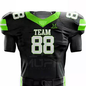 Uniforme de fútbol americano de secado rápido de alta calidad, ropa deportiva de Color sólido hecha a medida, talla XL, estilo superior transpirable y elegante - Product Image 3