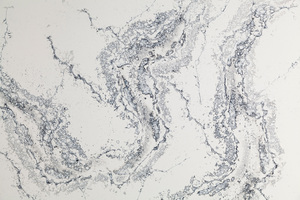 Custom <b>Prime</b> Core Modern Hotel Kitchen Bathroom Vanity Tops Calacatta Carrara Quartz Artificial Stone Countertops Fire Resistant - Product Image 2
