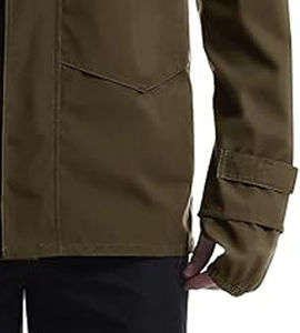 Veste Softshell pour homme Coupe-vent à capuche en polaire Imperméable Veste de pluie à capuche pour homme Vestes Softshell - Product Image 3