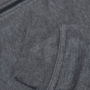 เสื้อมีฮู้ดแบบมีซิปของผู้ชายแฟชั่นผ้าฝ้ายสี100% เรียบๆคุณภาพสูงสำหรับฤดูหนาว - Product Image 5