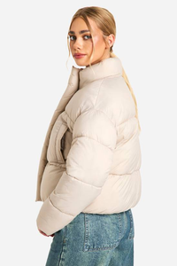 Manteau d'hiver matelassé pour femme, grande taille, respirant, tricoté, matelassé, design extérieur, fermeture éclair - Product Image 2