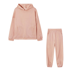Ensemble sweat à capuche et pantalon de survêtement en molleton 100 % coton personnalisé par le fabricant, style vintage 2-en-1, streetwear, survêtement pour homme, grandes tailles, vêtements d'hiver - Product Image 5