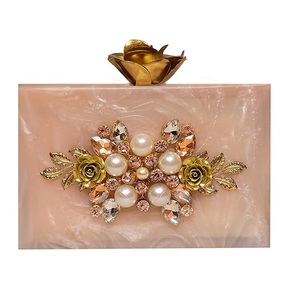 Affordable Rates Resin Clutches <b>Handbags</b> Unique Design Epoxy Resin Clutch <b>Handbag</b> for Women Luxury Purses Women Clutches - Product Image 1