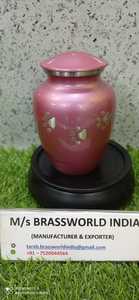 Nouvelles urnes funéraires pour animaux de compagnie en laiton, aluminium et argent rose pour adultes Brassworld India, modèle américain BWI-786-514, fournitures funéraires - Product Image 3