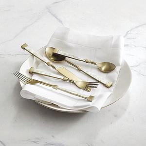 Stainless Steel <b>Cutlery</b> <b>Set</b> With Mother of Pearl Handle Gold Plated Flatware for Restaurant Wedding Party and Hotel - Product Image 3
