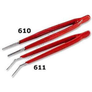 Pinzas con aislamiento recto El aislamiento evita que la electricidad estática del cuerpo afecte las piezas electrónicas delicadas - Product Image 2