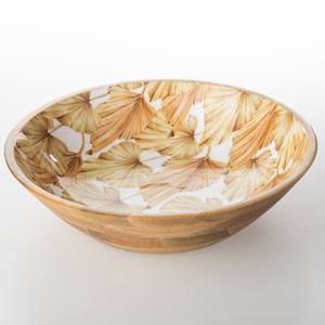 Cuenco de madera de calidad Industrial con diseño multicolor impreso madera decorativa cuencos de frutas decoración del hogar Accesorios vajilla - Product Image 5