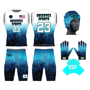 7v7 Flag Football Uniforms Compression Wear Breathable Quick Dry Anti-Bacterial Fully Polyester Sublimated <b>Printed</b> - Product Image 6