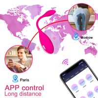 App-Funkfernbedienung mit 9 Vibrationsfrequenzen und 3 Elektroschock-Modi, Wiederaufladbarer, Unauffälliger G-Punkt-Stimulator für Frauen, Wasserdicht nach IPX7