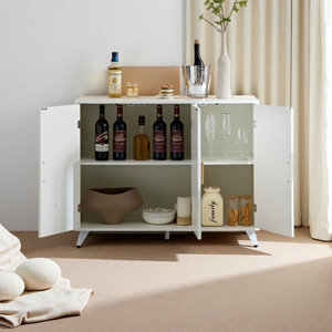 Bureau de direction moderne de style italien en forme de L en bois d'ingénierie chêne fumé pour chambre et bureau - Product Image 4