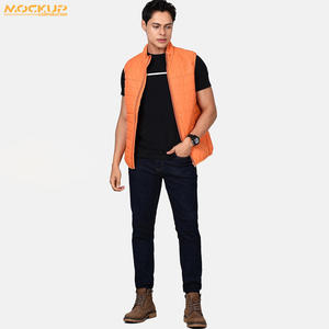 Chaleco Acolchado sin Mangas para Hombre, Servicios OEM, Venta al por Mayor, Transpirable, de Poliéster Ecológico, Ligero, para Invierno - Product Image 6