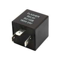 Relais clignotant à 3 broches, relais clignotant LED, clignotant universel pour automobiles et motos 12V 24V
