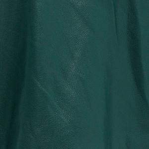 Nouveau femmes 100% véritable peau d'agneau doux vert cuir matelassé respirant automne mode veste - Product Image 6