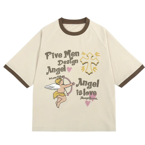 Camiseta de Manga Corta Personalizada al por Mayor, de Alta Calidad, con Bordado en Espuma, Ecológica, 300g, 100% Algodón, Unisex, Cuello Redondo, Corte Regular para Hombre - Product Image 1