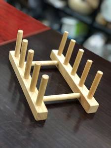 ที่วางจานทำจากไม้แข็งทนทานแบบทันสมัยขนาด115x250xH75mm สีทองราคาถูกจากเวียดนาม - Product Image 3