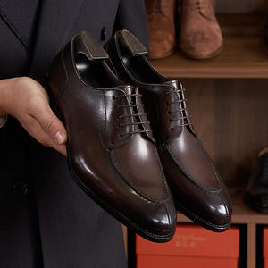 Men's Oxford Dress Shoes 2026 Premium Leather Slip Resistant Formal Office Business Shoes - Product Image 4