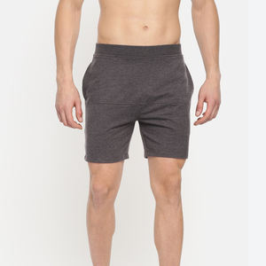 Pantalones cortos para correr para hombre de la mejor calidad para ropa informal de verano Diseño al por mayor Patrón sólido Teñido liso para la venta en línea - Product Image 1