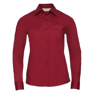 Custom Ladies' <b>Long</b> <b>Sleeve</b> <b>Polo</b> <b>Shirt</b> for Promotional Merchandising - Product Image 3