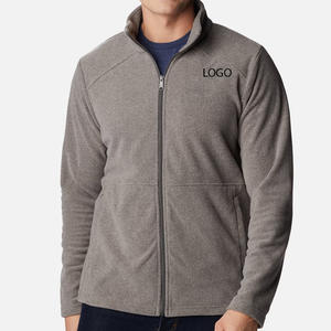 Zip Closure <b>Jacket</b> For Men Wholesale Rate OEM Service Full Sleeve Stand Collar Winter <b>Jacket</b> <b>Fleece</b> Material Warm Soft Material - Product Image 1