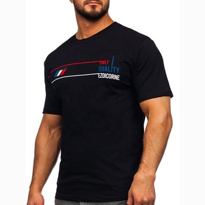 2024 T-shirt surdimensionné noir personnalisé en coton de haute qualité pour hommes impression de T-Shirt vierge de poids lourd - Product Image 2