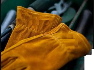 Gants antidérapants légers durables résistants à la perforation pour jardin en cuir pour enfants - Product Image 5