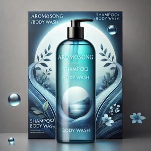 Sels de mer de marque privée 750 ml ensemble de soins capillaires gel de bain nettoyant pour le corps biologique shampooing réparateur nourrissant après-shampoing soin des cheveux - Product Image 2