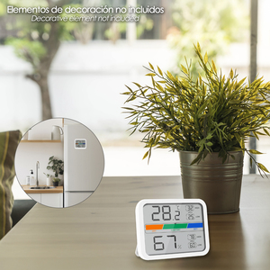 Thermomètre numérique hygromètre intérieur/extérieur avec indicateur de température minimale/maximale et d'humidité - Product Image 6