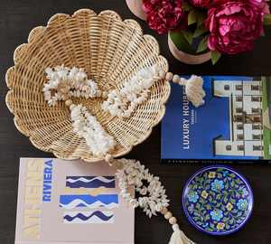 Tazón de ratán festoneado hecho a mano Natural de nuevo diseño para decoración del hogar hecho en Vietnam, frutero con precio comparativo - Product Image 2