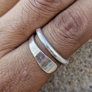 Fashion Open <b>Wrap</b> Ring Adjustable Ring Women Good Quality 925 Sterling Silver Fashion Ring Factory Price Jewelry - Product Image 1