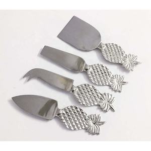 Couteau à fromage avec logo personnalisé Couteau à fromage avec poignée rugueuse rustique Design royal sets de table à manger Couteaux à fromage - Product Image 4