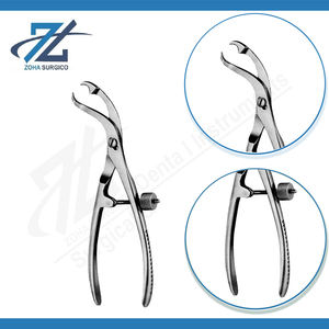 Pinzas para Sujeción Ósea, Articulación de Tornillo Manual, Instrumentos Quirúrgicos de Acero Inoxidable, 165 mm de Largo, Certificación CE, Uso en Cirugía General - Product Image 3