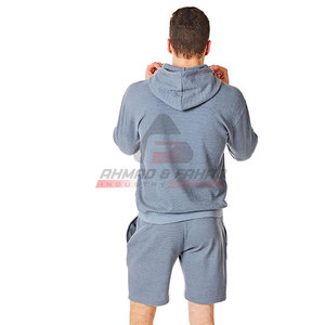 Último diseño hecho en Pakistán Hombres Sudaderas con capucha Conjunto corto Hombres de moda Sudaderas con capucha Conjunto corto 2025 - Product Image 2