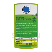 Cartouche filtrante UDF au charbon actif granulaire 10 Taiwan pour filtration d'eau potable domestique manuelle, marques OEM, capacité 2000 GAL
