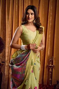 Sarees de Seda Premium para Mujer, Proveedor Mayorista de Ropa Étnica Tradicional India al por Mayor por FashionHarbour - Product Image 3