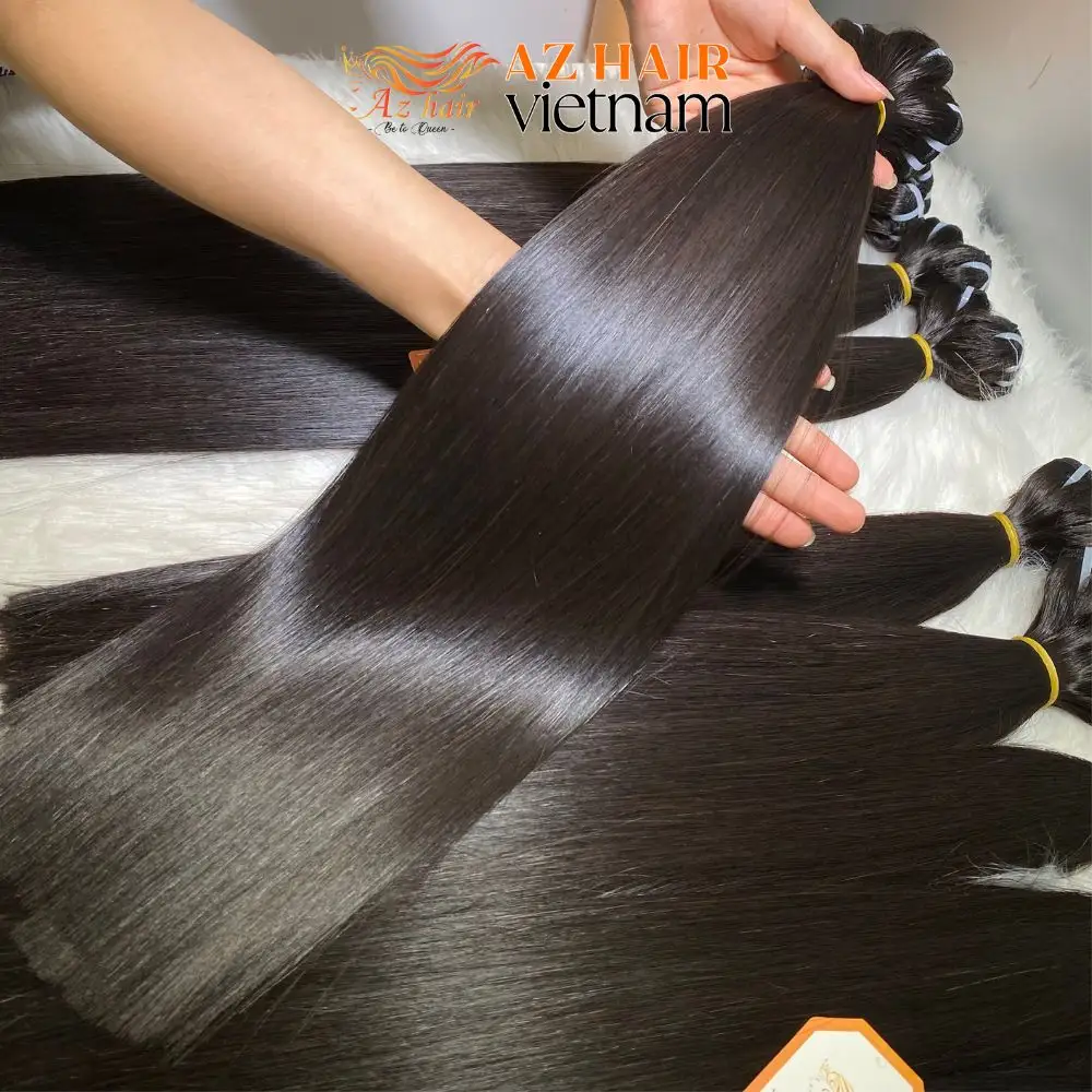 Trama vietnamita pelo crudo cutícula alineada Super doble dibujado extensiones de cabello de trama de fábrica proveedor de cabello