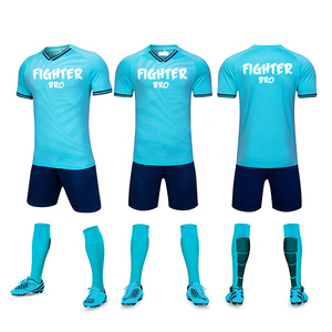 Conjunto de ropa de uniforme de fútbol de alta calidad/kits de fútbol de equipo uniformes de fútbol sublimados de secado rápido con logotipo personalizado - Product Image 3