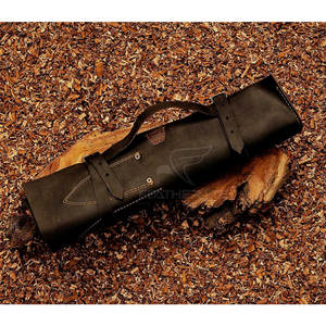 Ensemble de couteaux de chef professionnels avec lames en acier inoxydable et bloc en bois Ensemble de couteaux de chef de haute qualité avec poignées ergonomiques - Product Image 4