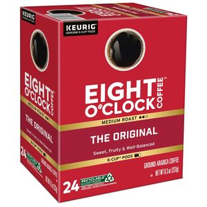 Café Eight O'Clock The Original, Cápsulas Individuales Compatibles con Keurig K-Cup, Café Tostado Medio, 96 Unidades - Product Image 3